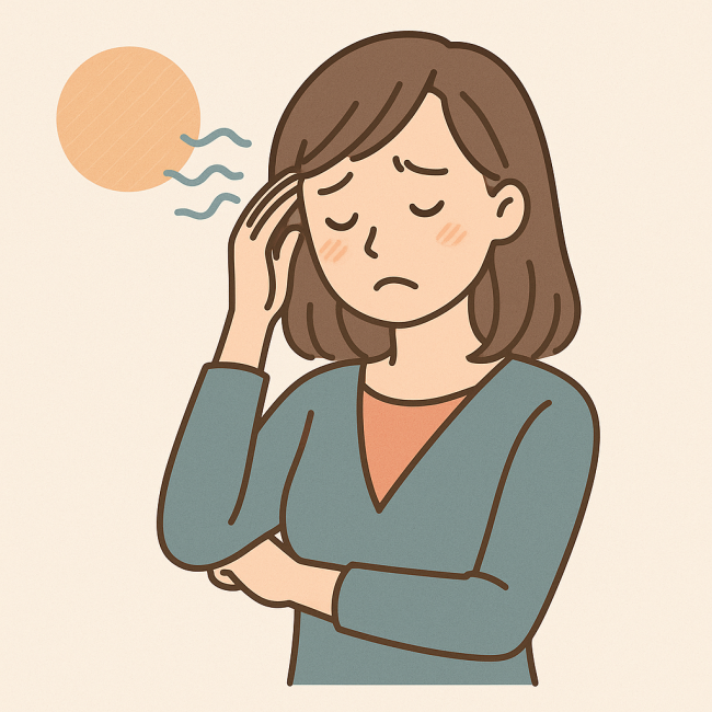 ホルモンバランスからの不調に悩む女性